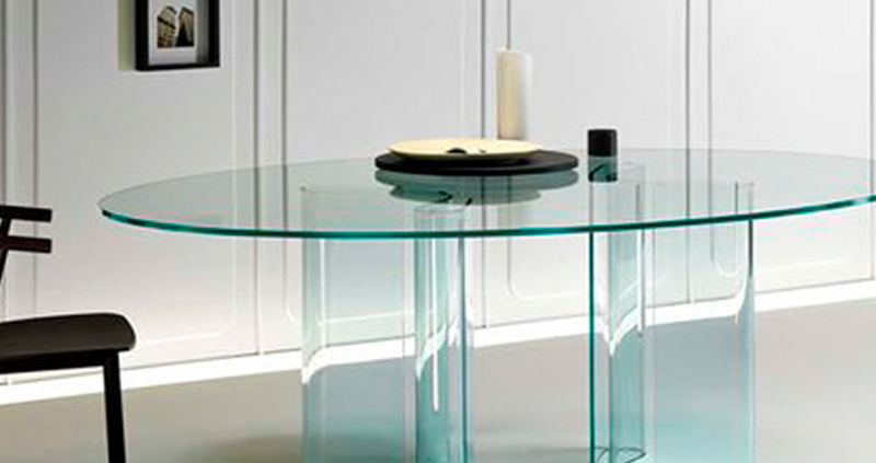 glass table