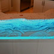 glass countertop