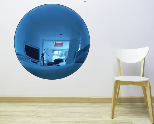 blue-convex-mirror
