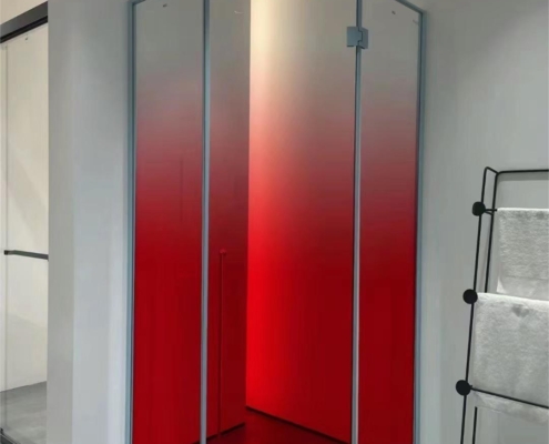 glass shower room