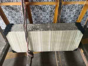 metal mesh laminated glass